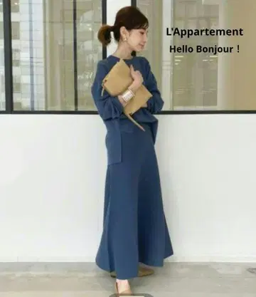 새상품급! 라빠르망 Hello Bonjour! 2022AW 니트 셋업