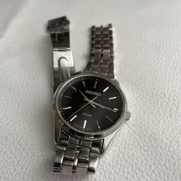 SEIKO 솔라 손목시계 벨트 교환 필요
