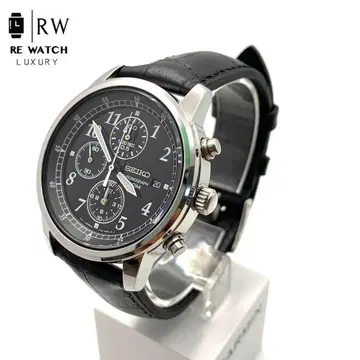 7-4246 SEIKO 7T92-0LT0 크로노그래프 손목시계 블랙