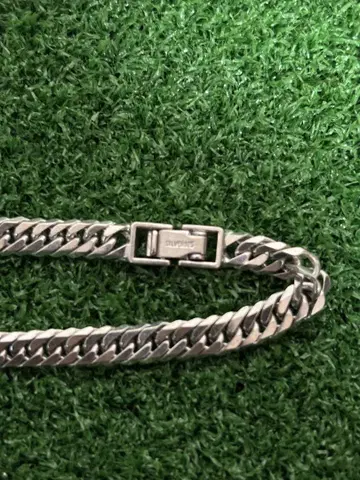실버 925 각인 체인 목걸이 약 50cm