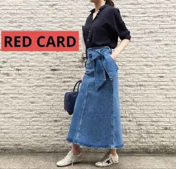 RECARD 레드카드 데님 스커트 Leopard 1 사이즈