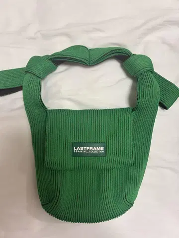 Lastframe OBI BAG 오비백 니트백 녹색 그린