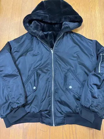 ZARA 리버서블 보아 후드 자켓