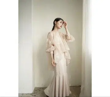 acka sheer over flare blouse