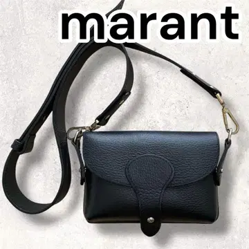 marant 마란트 소가죽 천연 가죽 가죽 숄더백 이탈리아제 블랙
