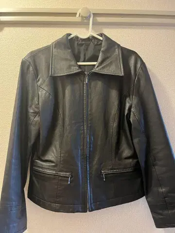 efrie asi 블랙 가죽 자켓