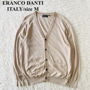 이탈리아제 FRANCO DANTI 코튼 니트 가디건 베이지 M