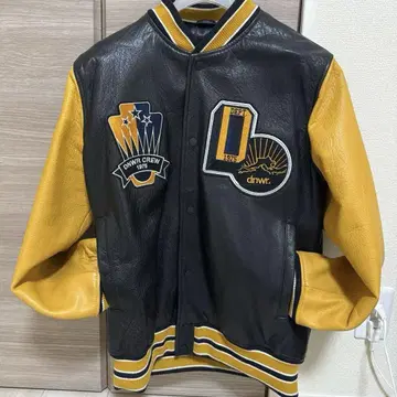 ZARA 레더 봄버 자켓 바시티 자켓