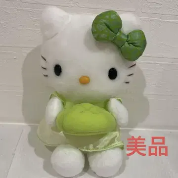 [ 판매 종료 초레어템 ] 헬로키티 봉제 인형 멜론빵 지역 한정