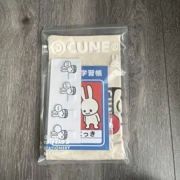 CUNE 큔 토트백 & 문구 4종 세트 ()