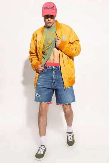 새상품급! dsquared2 MA-1 플라이트 자켓 옐로우 컬러