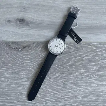 아덱스 손목시계 가죽 남성용 여성용 시계 블랙