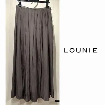 [ LOUNIE ] 롱 개더 스커트