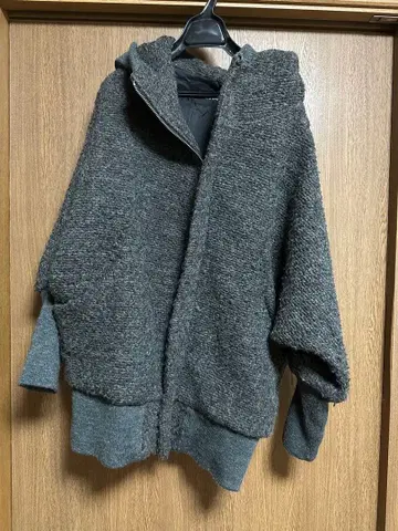 zucca 푸들 니트 블루종