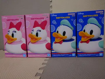 디즈니 SOFVIMATES 4체 세트 도날드 데이지