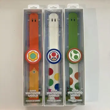 슈퍼 닌텐도 월드 파워업 밴드 3개 세트 묶음 판매