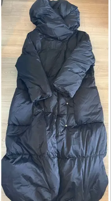 Herno 롱 다운 자켓 블랙 42
