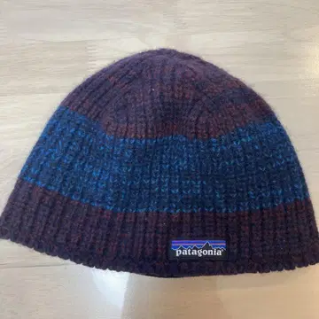 patagonia 스피도 웨이 비니 니트 모자 빨간색 파랑 스트라이프