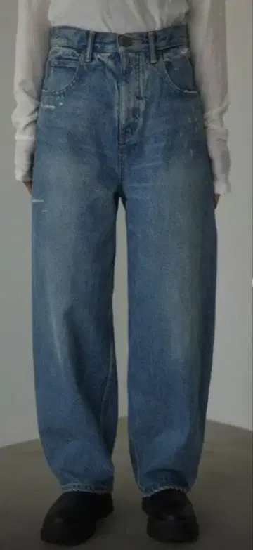 블랙 바이 마우지 푸나 빈티지 롱 데님