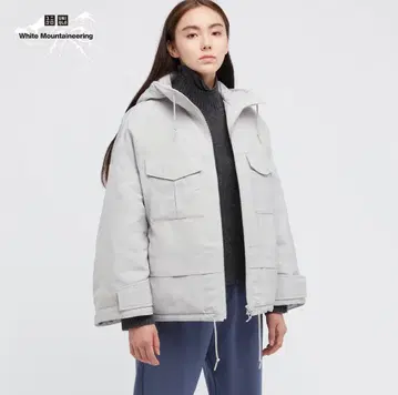 UNIQLO x White Mountaineering 다운 자켓 그레이