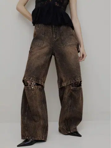 Ameri MEDI 2WAY REMOVE DENIM PANTS / S