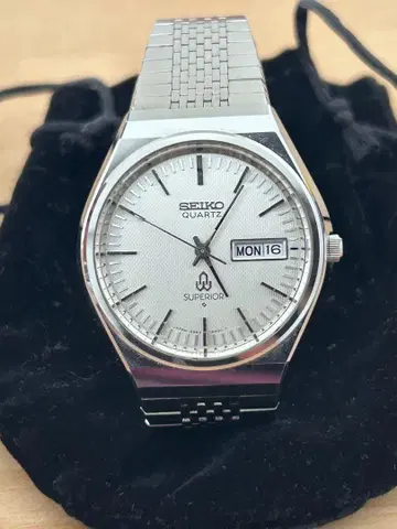 SEIKO QUARTZ SUPERIOR 손목시계 레어