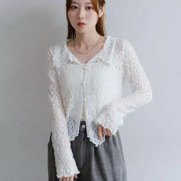 Kastane 카라 달린 레이스 풀오버