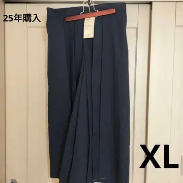 25년 매장 구매 무인양품 하카마 팬츠 네이비 XL 사이즈