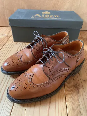 Alden 윙 팁 슈즈 966 사이즈 6 1/2