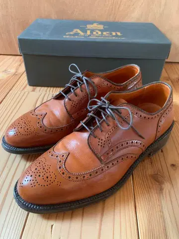 Alden 윙 팁 슈즈 966 사이즈 6 1/2