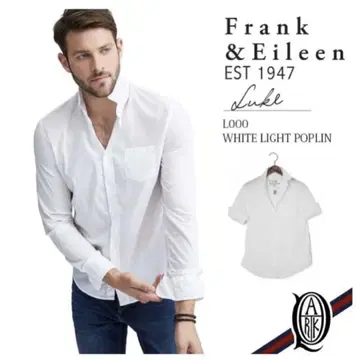 고품질 usa제 Frank&Eileen Luke 화이트 셔츠 미국제 루크
