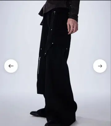 젠틀루이스 레이어 데님 팬츠 블랙 M 사이즈