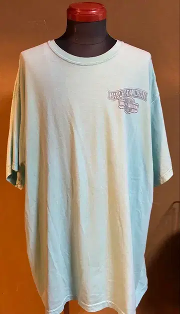 할리데이비슨 Harley-Davidson XL 스카이블루 빈티지 티셔츠