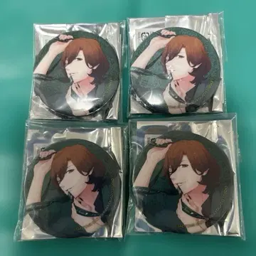 [레이지] 우타프리 샤니스트 CR 컬러 리본 글리터 캔뱃지 4점