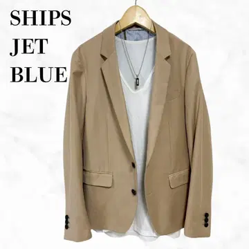 SHIPS JET BLUE 테일러드 자켓 베이지 계열 라이트 아우터