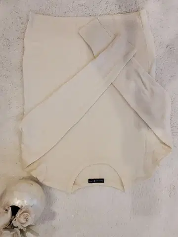 TAKASHIMAYA 아이보리 긴팔 캐시미어 니트 M