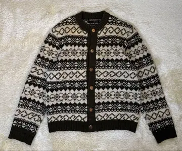 GEIGER 올 패턴 로리안 니트 오스트리아제 울 가디건