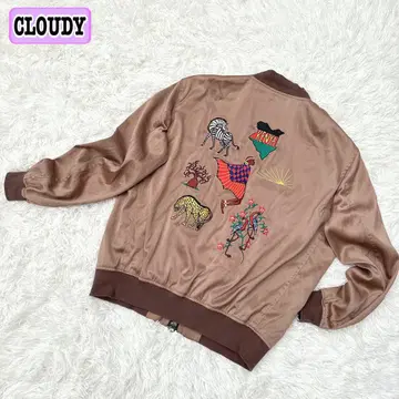 사쿠라이 쇼 착용 CLOUDY 클라우디 블루종 스카잔 자켓 케냐