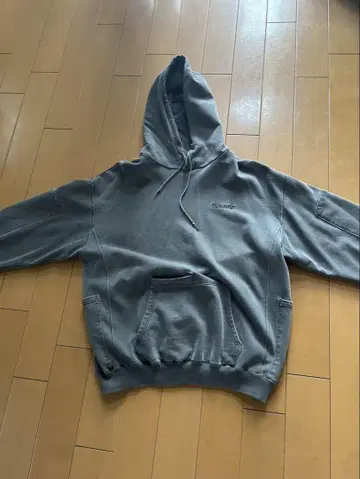 XLARGE 그레이 후드 부착 후드티