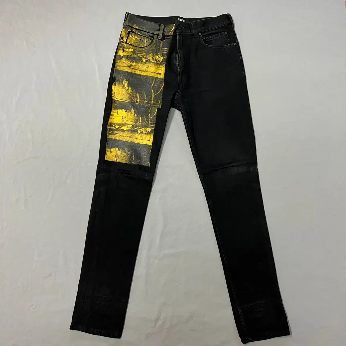 캘빈클라인 205W39NYC 라프시몬스 앤디워홀 페인트 데님 팬츠