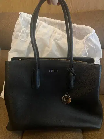 FURLA 블랙 토트백 수납 가방 포함