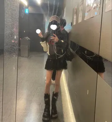 지퍼 후드티 fancy club y2k