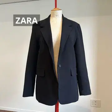 ZARA 자라 블랙 테일러드 자켓 여성용