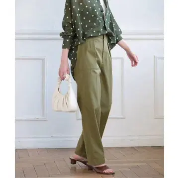 spick&span 백 새틴 이지 카고 팬츠