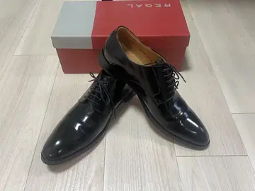 REGAL 블랙 가죽 드레스 슈즈 811R 27cm