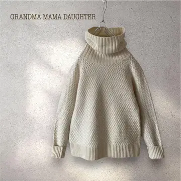 GRANDMA MAMA DAUGHTER 울 터틀 풀오버 니트