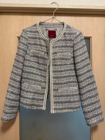 AMACA 노카라 자켓 그레이