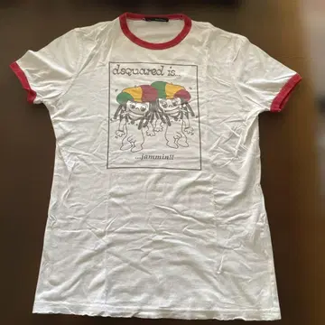 DSQUARED2 프린트 T셔츠