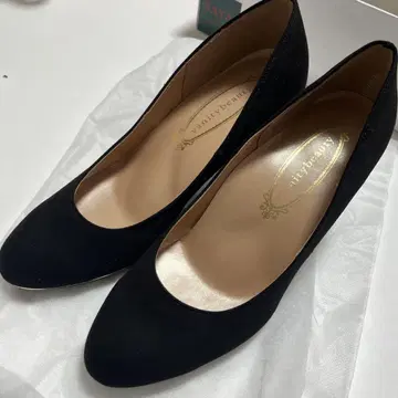 VANITY BEAUTY 블랙 스웨이드 하이힐 23.0