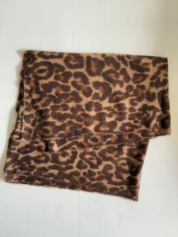인디비 레오파드 무늬 대형 스톨 담요